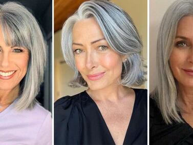 5 cortes de cabelo curto para mulheres com cabelos grisalhos que são tendência em 2024