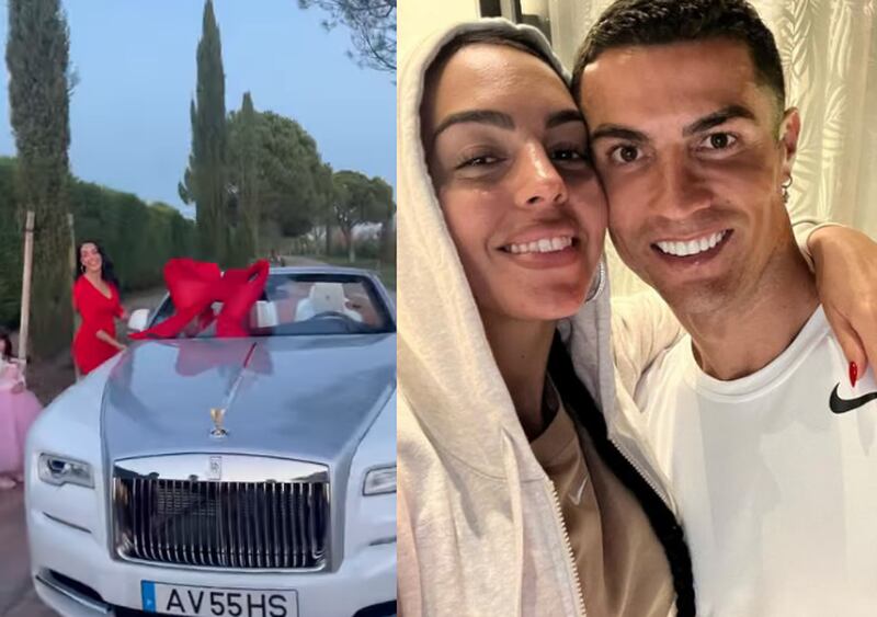 Presente de luxo: Cristiano Ronaldo recebe carro luxuoso de Natal de R$ 3,4  milhões da esposa Georgina Rodríguez – Metro World News Brasil