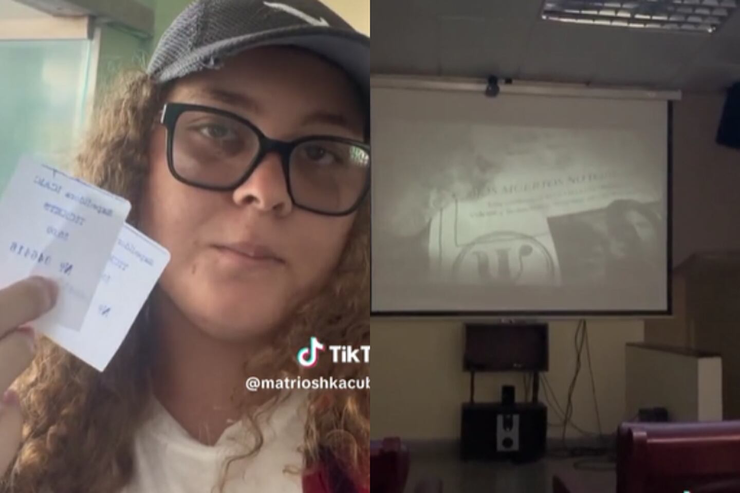 Jovem viraliza com vídeo ao mostrar em detalhes como é um cinema de Cuba