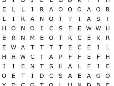 Encontre as palavras ‘LUA’ e ‘ESTRELA’ neste caça-palavras em 10 segundos e bata o recorde