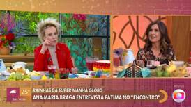 Fátima Bernardes conta a Ana Maria Braga o motivo da sua saída do ‘Encontro’: ‘Queria algo diferente’