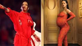 O significado do look vermelho de Rihanna está ligado à gravidez: ela já havia usado antes