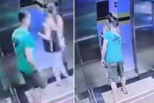 VÍDEO: Homem é flagrado ao tocar nádegas de nutricionista em elevador: “Fiquei em choque”