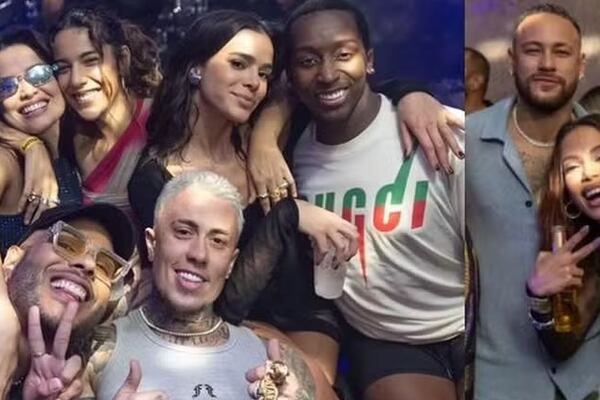 Neymar e Jade Picon juntos? Jogador ignora Bruna Marquezine e cola na influencer em evento de Anitta