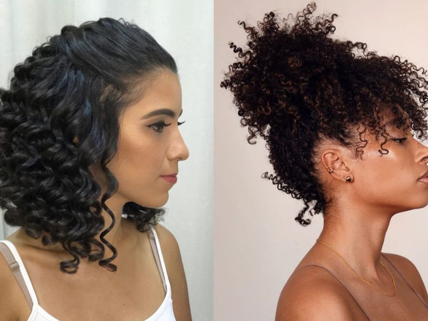 4 penteados para cabelos cacheados curtos que você pode fazer sozinha em  casa – Metro World News Brasil