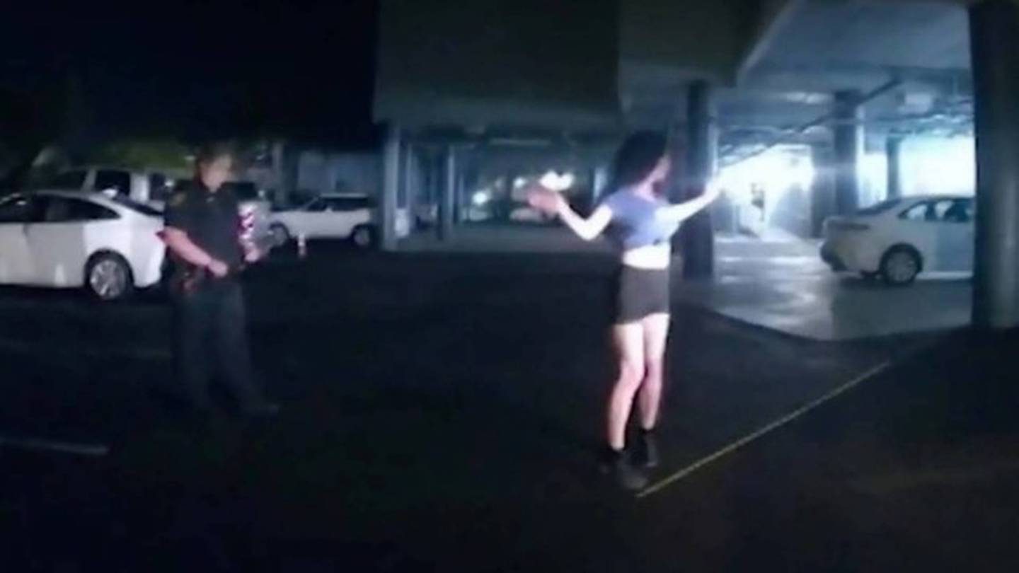 Drunk driver dances to 'prove' she was sober