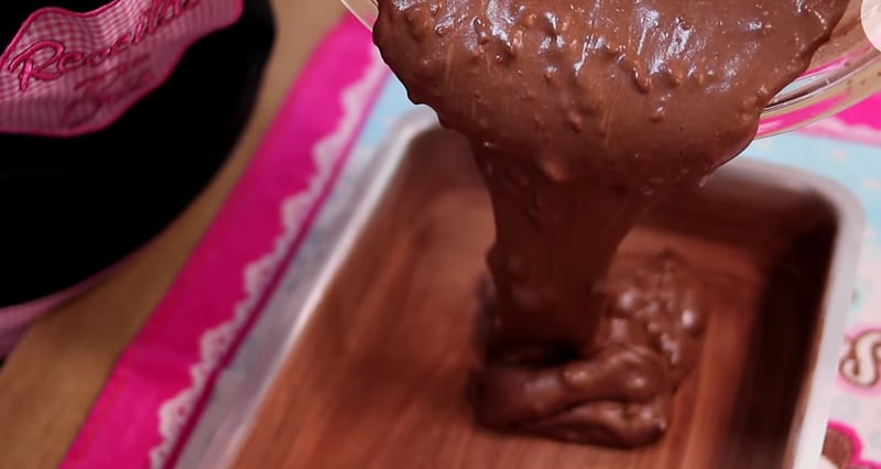Brownie de chocolate com nozes