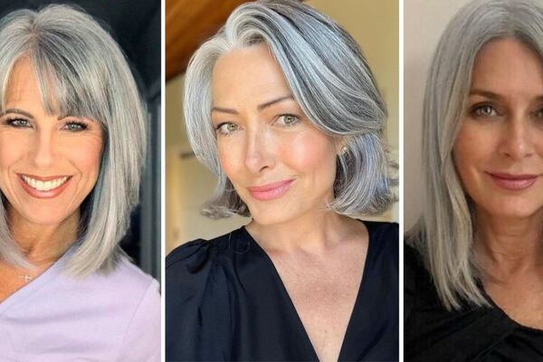 5 cortes de cabelo curto para mulheres com cabelos grisalhos que são tendência em 2024