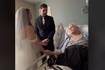 Noiva se casou no hospital para que seu pai não perdesse o momento antes de morrer