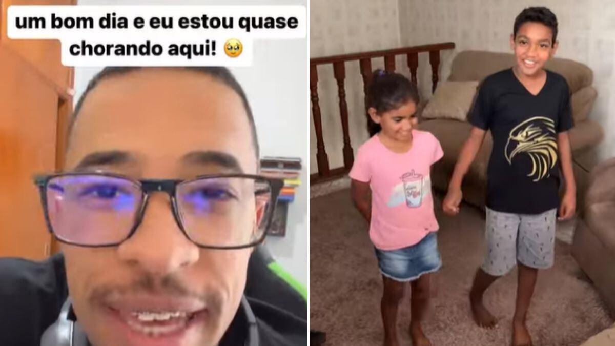 Crianças ganham mais de 300 pacotes de figurinhas