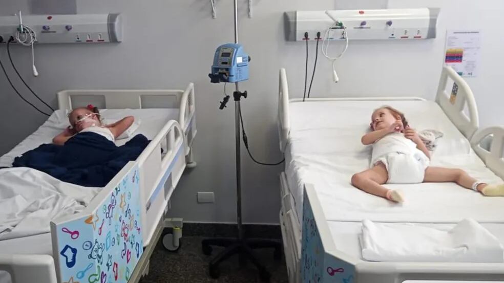 Siamesas separadas em hospital de Goiânia recebem alta de UTI