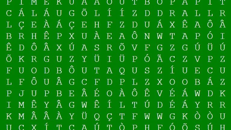 Encontre a palavra 'feriado' no caça-palavras