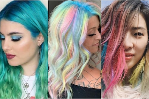 Unicorn balagaye, a coloração de cabelo que as mulheres de espírito livre vão adorar experimentar