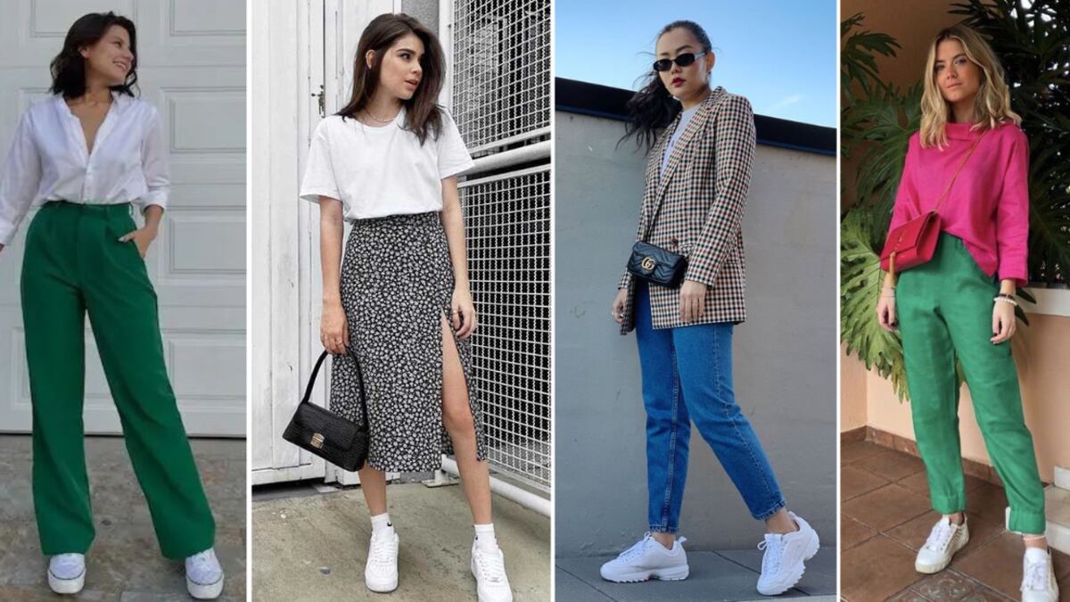 Looks elegantes con tenis Navidad 2022