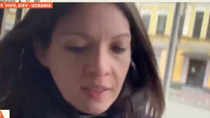 Vídeo mostra momento desesperador vivido por jornalista em Kiev