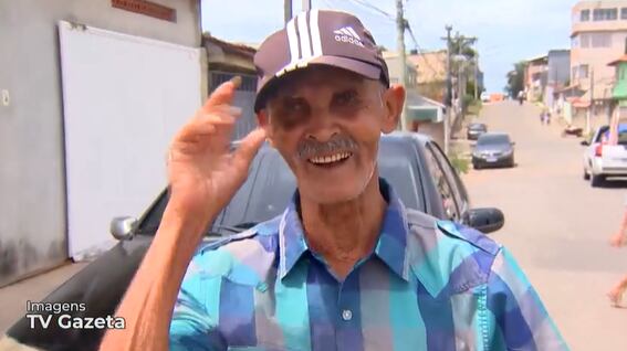 Seu Onoir aos 104 anos/ reprodução