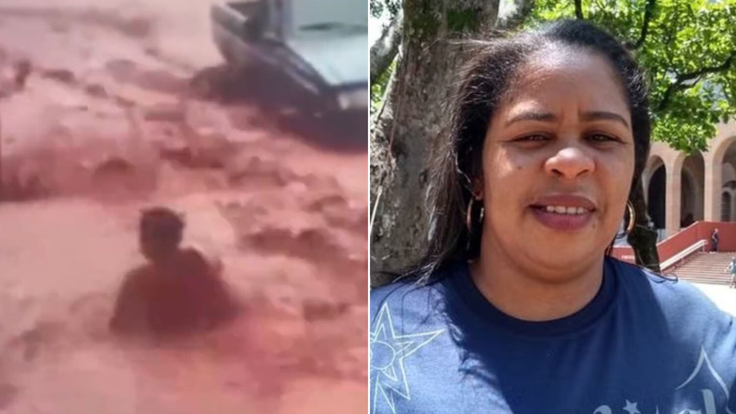 Ela conseguiu salvar o neto