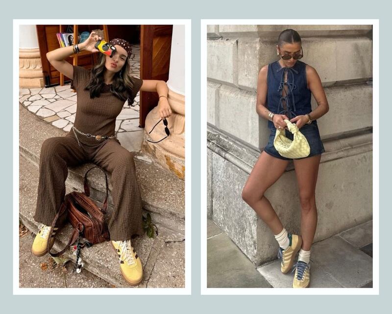 Los tenis amarillo mantequilla serán tendencia.