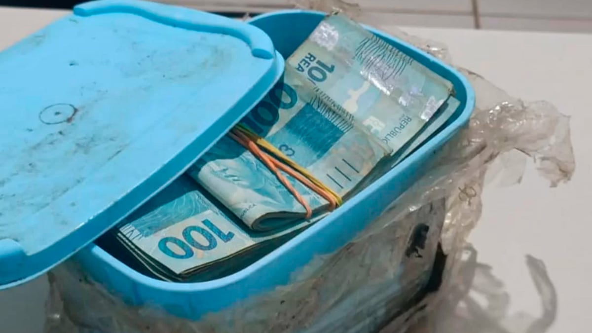 Dinheiro encontrado em pote de sorvete em Palmas