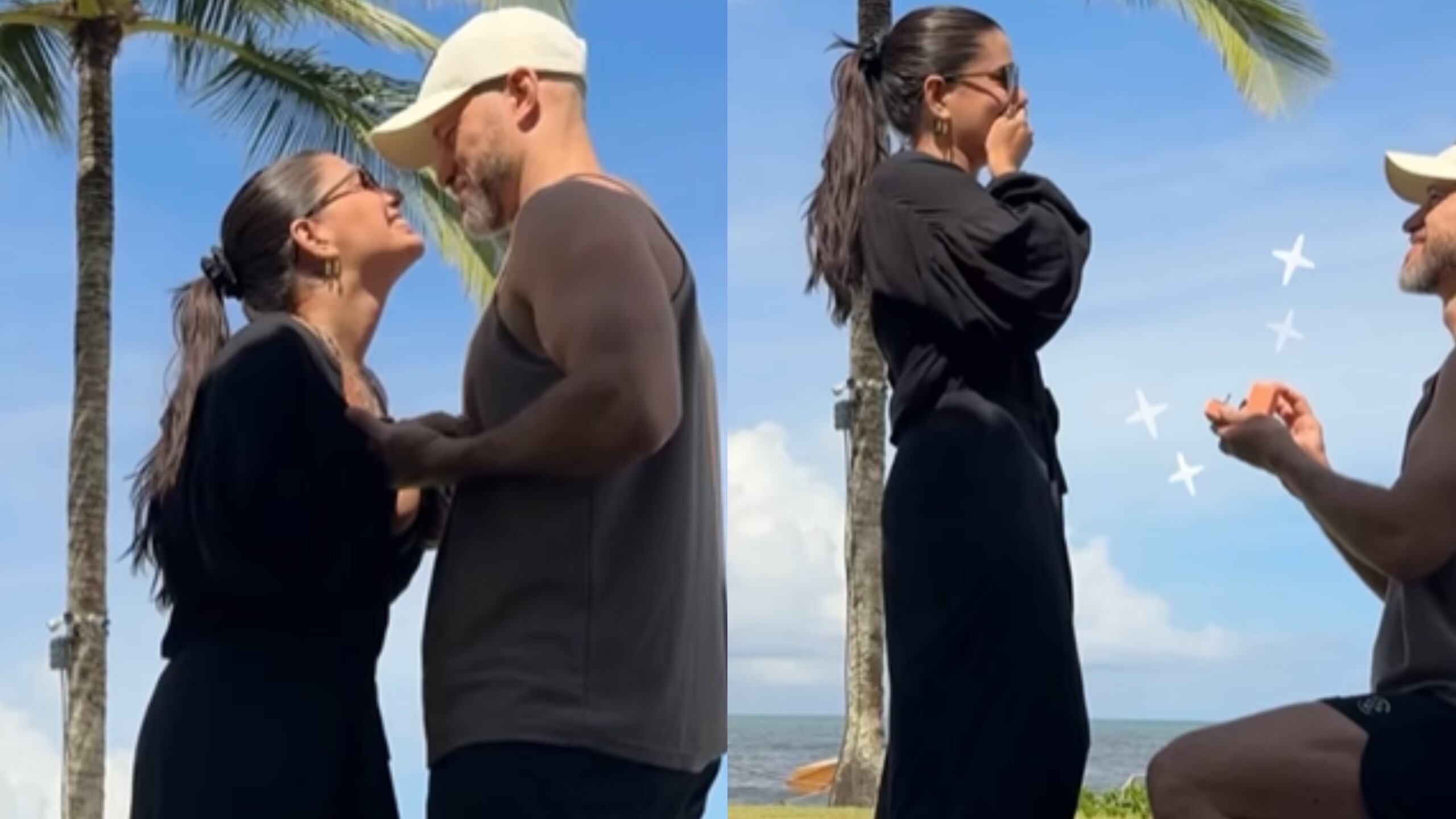 Ex-BBB Fernanda Bande é pedida em casamento pelo namorado