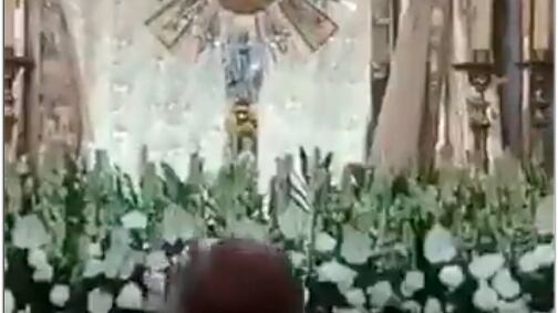 Missa celebrada na paróquia Nossa Senhora do Rosário de Zapotlanejo, em Jalisco, no México