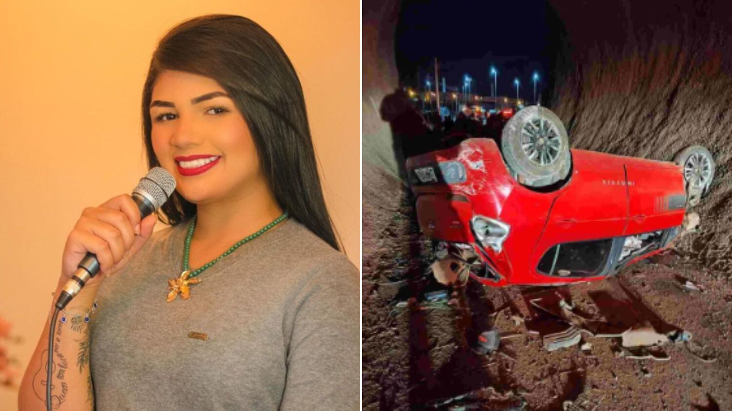 Vídeo mostrou que ela dirigia em alta velocidade e capotou