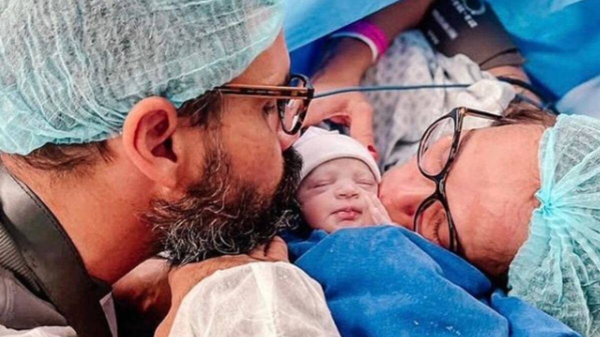 Nasce quinta filha de Juliano Cazarré