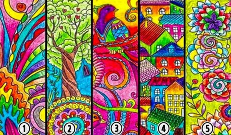 Escolha um dos desenhos coloridos e receba um conselho importante para a sua vida