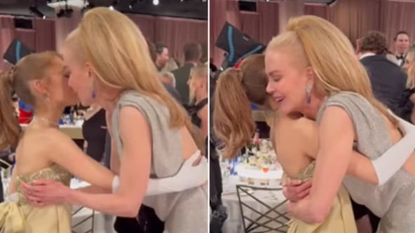 Diferença de altura entre Ariana Grande e Nicole Kidman vira assunto no Globo de Ouro