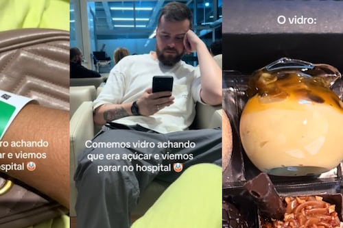 Casal vai parar no hospital após comer vidro pensando que era açúcar cristalizado