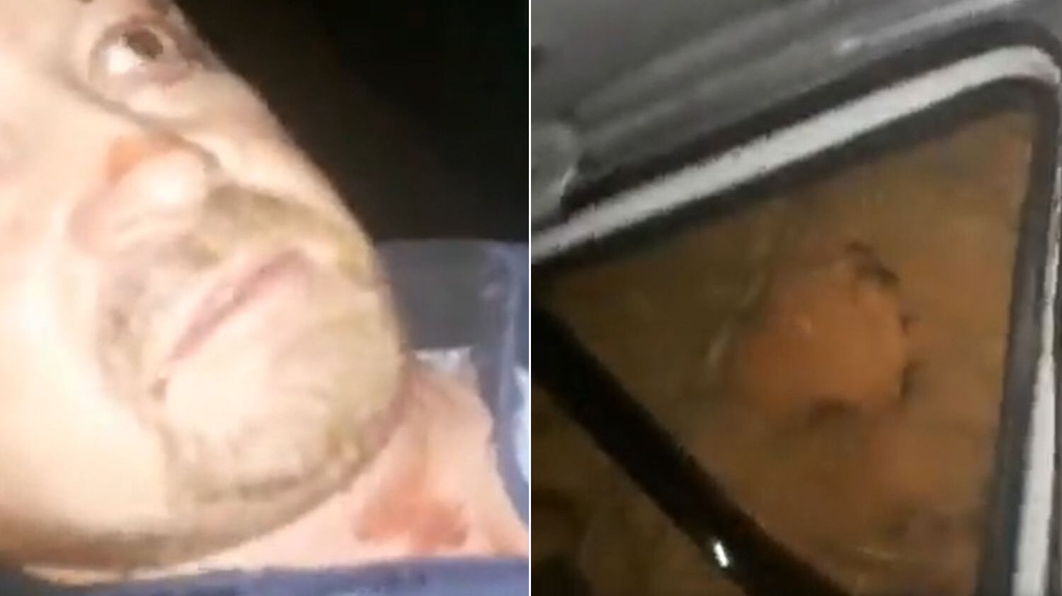 Ele foi resgatado com vida