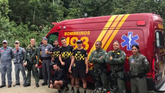 Operação de buscas foi feita pelos bombeiros, com apoio do helicóptero Águia da PM