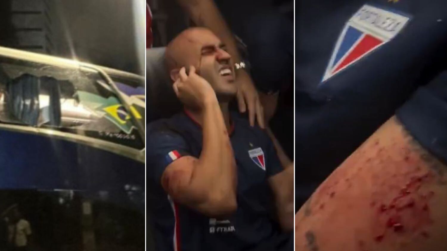 Seis jogadores ficaram feridos