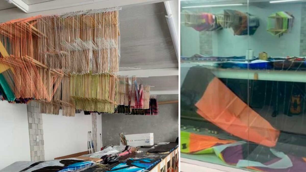 Fábrica clandestina de balões