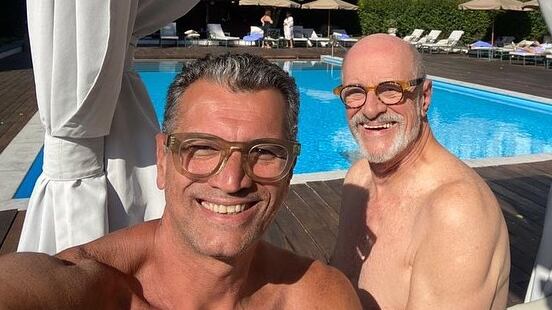 Marcos Caruso e esposo estão juntos desde 2018