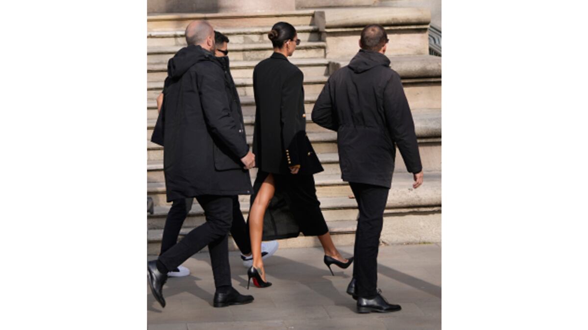 Joana Sanz chega ao Tribunal em Barcelona