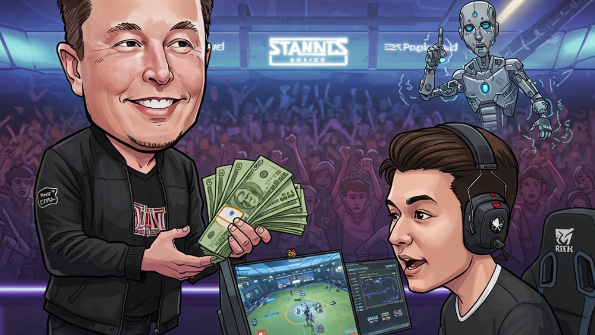 Elon Musk pagando a jugadores / NanoBanana x FW