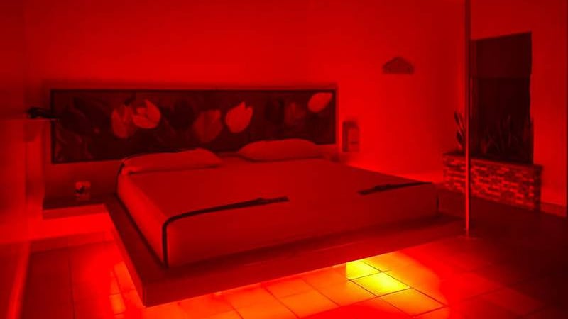 Habitación de un motel. Imagen de referencia.