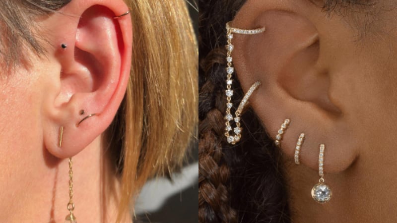 Moda: estes são os 5 modelos de piercings de orelha que te deixarão mais bela e estilosa