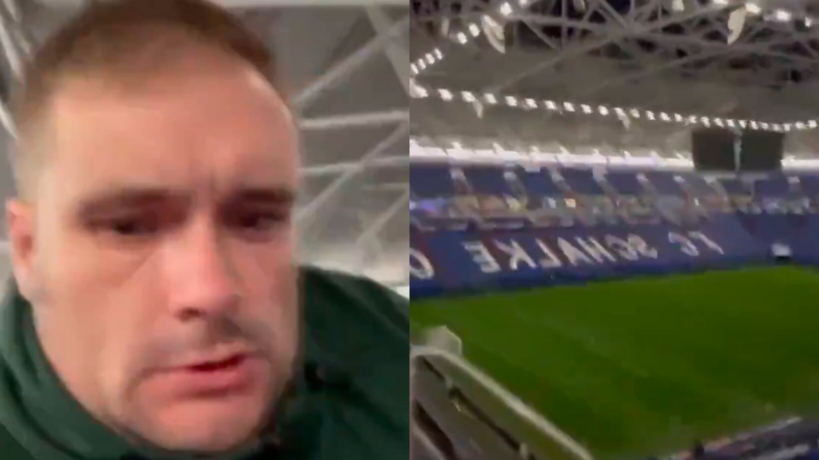 Aficionado de Inglaterra se quedó dormido en pleno partido.