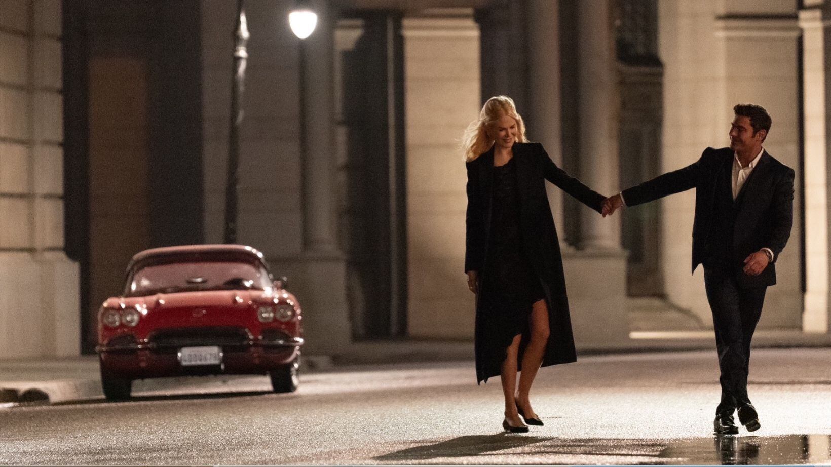 Nicole Kidman e Zac Efron aparecem juntos novas fotos de A Family Affair, da Netflix