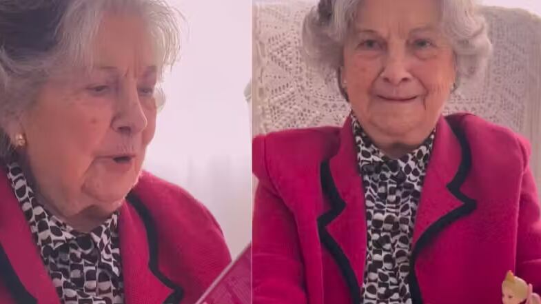 A reação da idosa ao receber Barbies prova que a infância não tem idade