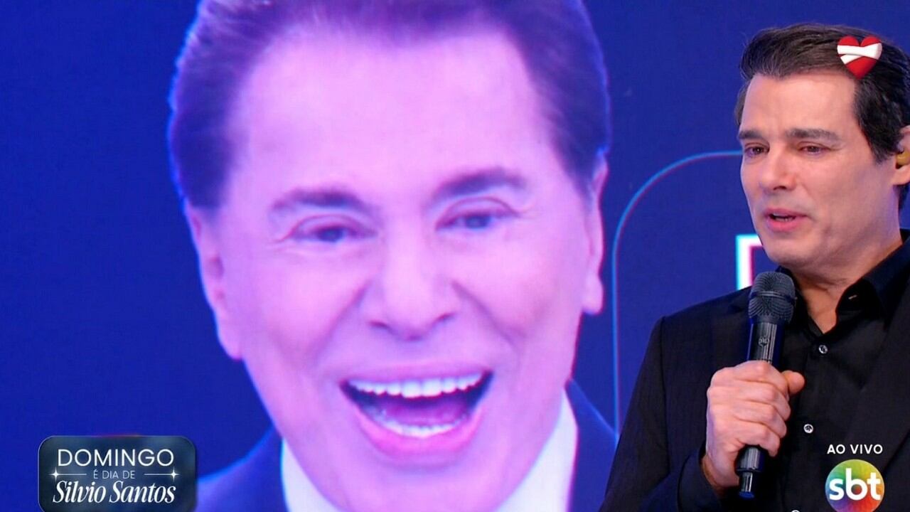 Celso Portiolli fala da saúde de Silvio Santos