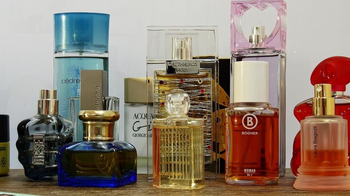 Frascos de perfume