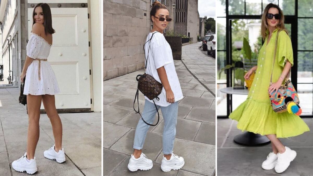 Los tenis chunky dad regresan con fuerza y así los puedes llevar.