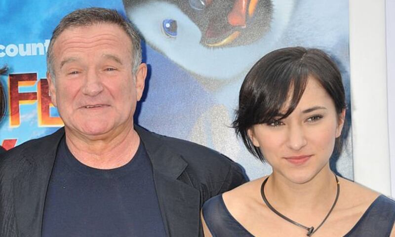 Robin Williams y su hija Zelda