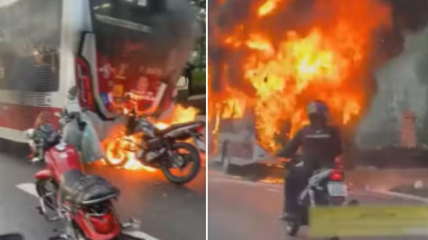 Duas pessoas ficaram feridas e foram socorridas