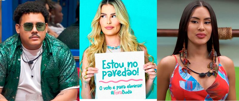 Indicados ao paredão da semana