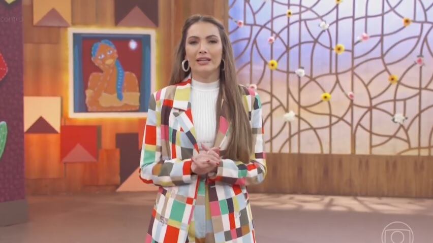 Encontro: Patrícia Poeta fala sobre acidente de Brisa Star e cantora manda recado por vídeo