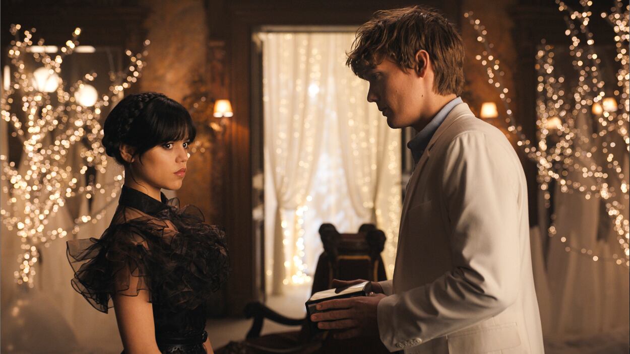 Tyler e Wandinha - Netflix